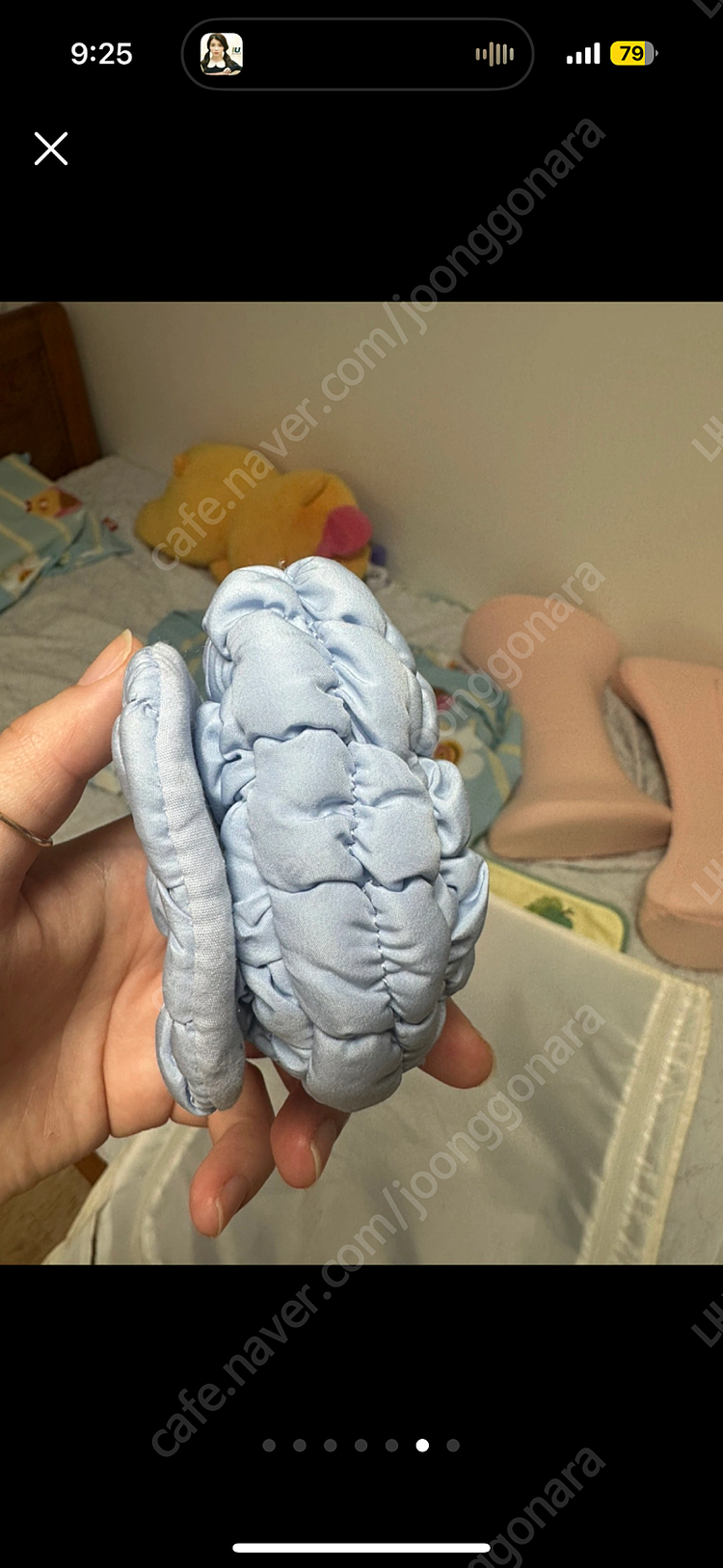 코스 나노백 하늘색(블루)--5