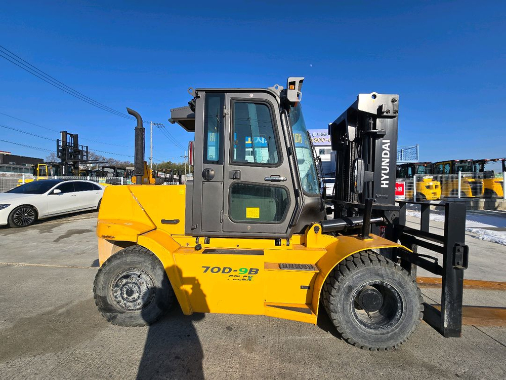 21년식 386시간 사용 특A급 현대 7톤 풀옵션 중고지게차 5900만원(신차대비 40%할인) 판매--8