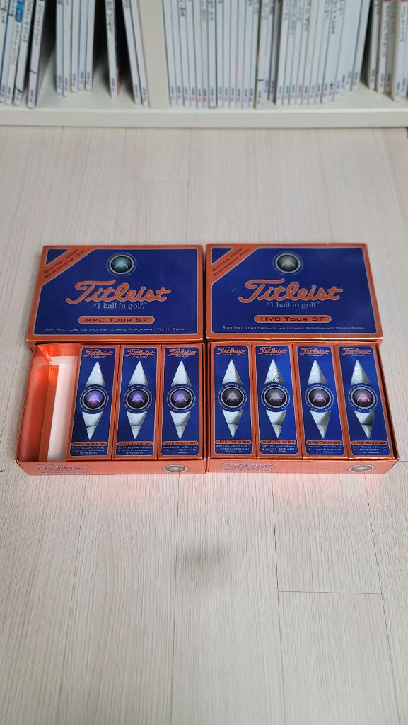 (새상품) 타이틀리스트 HVC TOUR SF 골프공21구+ 옐로우공3구--2