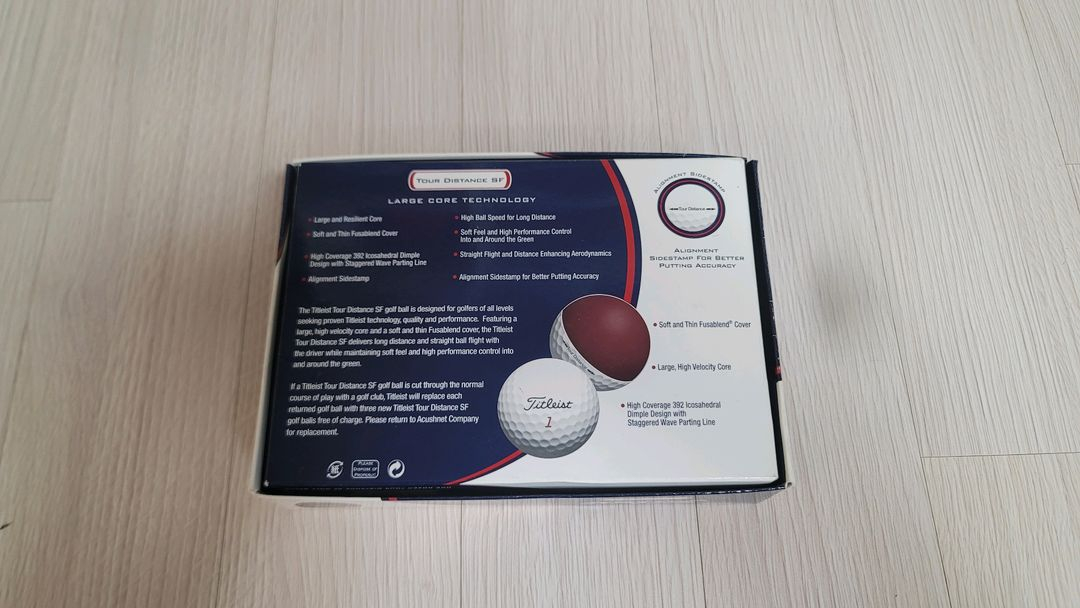 (새상품) 타이틀리스트 Tour Distance SF 골프공 12구--1