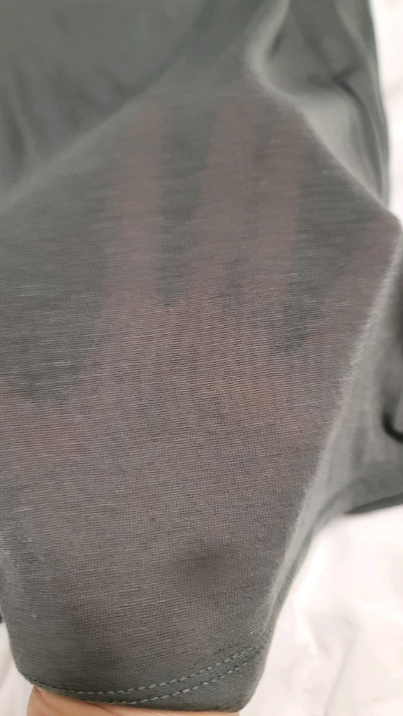 나인식스뉴욕 프릴 반팔 블라우스 (사이즈55)--3