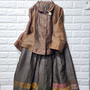 물드린생활한복투피스