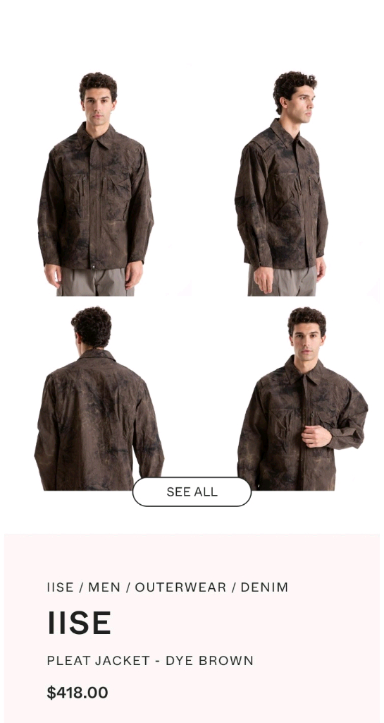 이쎄 플리츠자켓 m-> 100-105--5