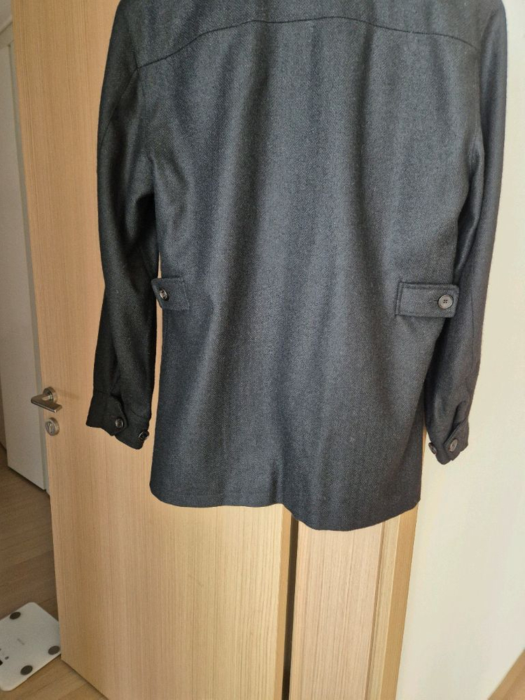 벨보로 울100 헤밀턴 블랙 필드 자켓 m 100-105--5