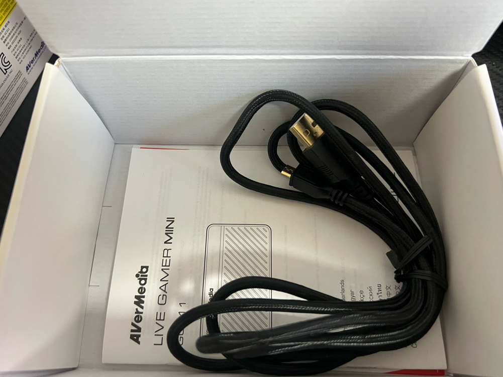 에버미디어 GC311 미니 캡쳐보드 외장형 캡쳐카드 판매합니다!!--2