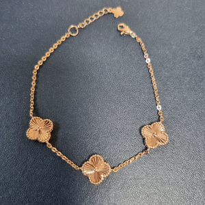 14k 컷팅클로버 팔찌 새상품