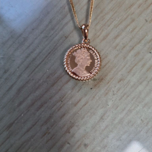 14k 엘리자베스 코인 메달