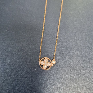 14k 클로버 일체형목걸이/귀걸이