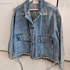 VIKI 구제 워싱 느낌 청자켓