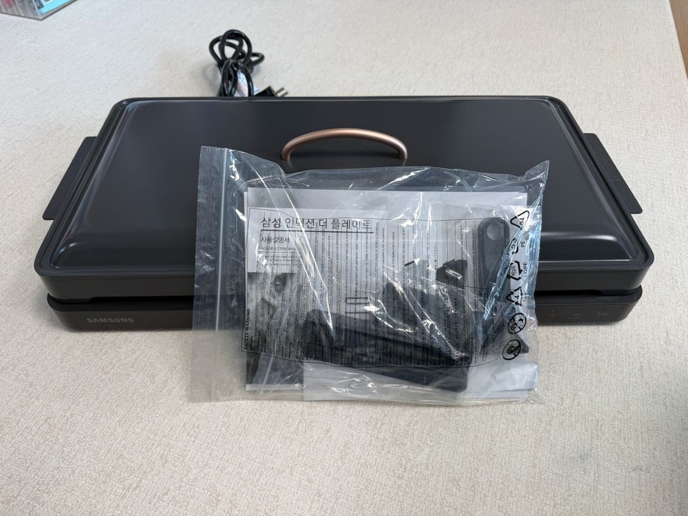 삼성 2구 인덕션 플레이트+오슬로 전용 그릴--1