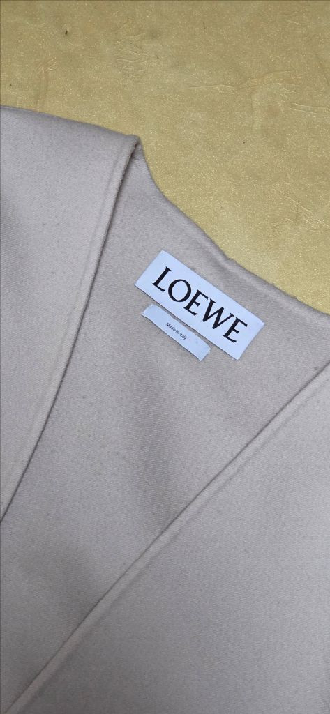LOEWE 로에베 캐시미어 여성 롱 코트 자켓--1