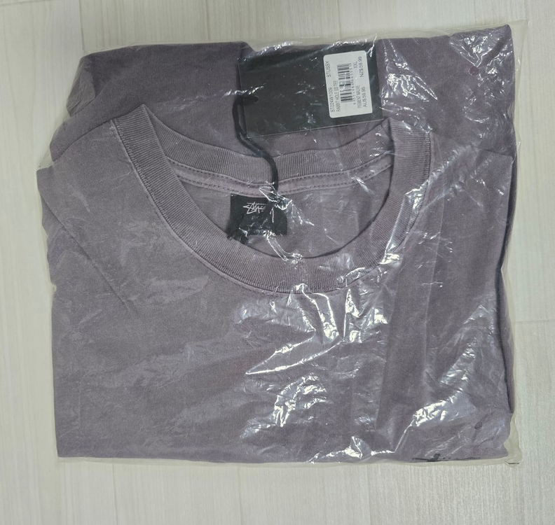 스투시 래빗홀 라벤더 프린팅 반팔 티셔츠 XXL 새상품--1