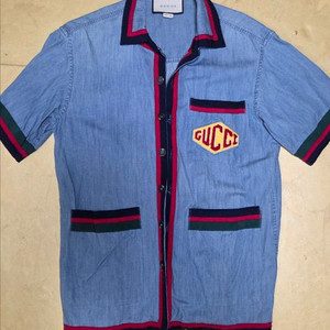 GUCCI 구찌 여성 카라넥 반팔 티셔츠 남방 셔츠 55