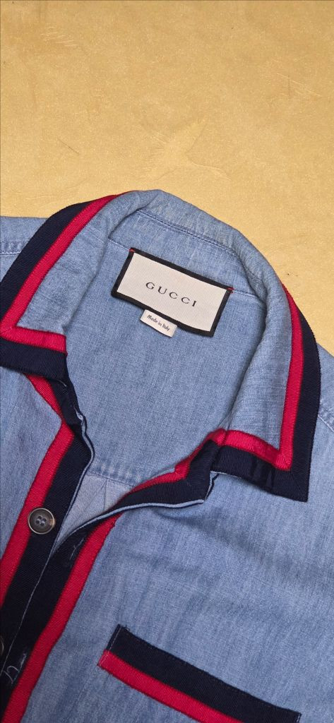 GUCCI 구찌 여성 카라넥 반팔 티셔츠 남방 셔츠 55--1