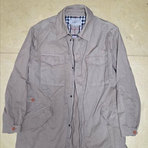 BURBERRY 버버리 남성 베이지 코트 자켓 점퍼 100L