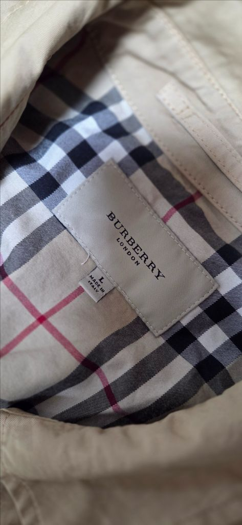 BURBERRY 버버리 남성 베이지 코트 자켓 점퍼 100L--1