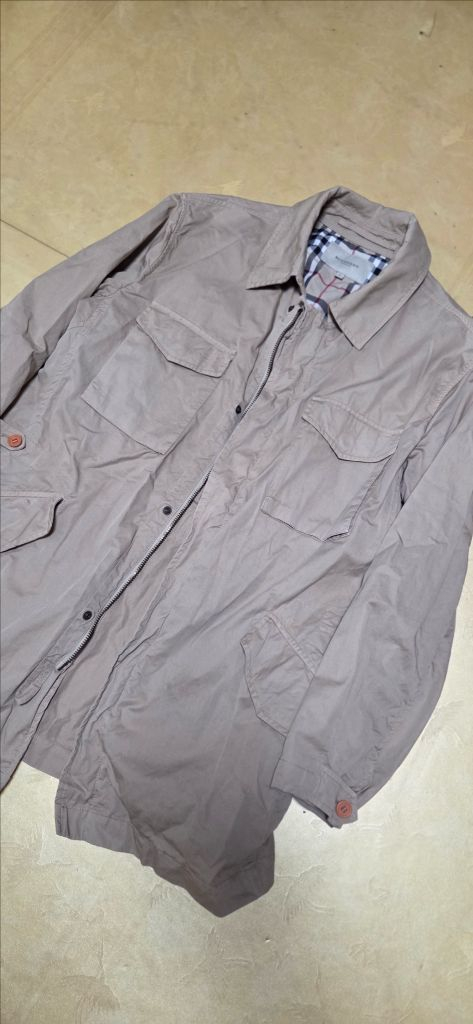 BURBERRY 버버리 남성 베이지 코트 자켓 점퍼 100L--2