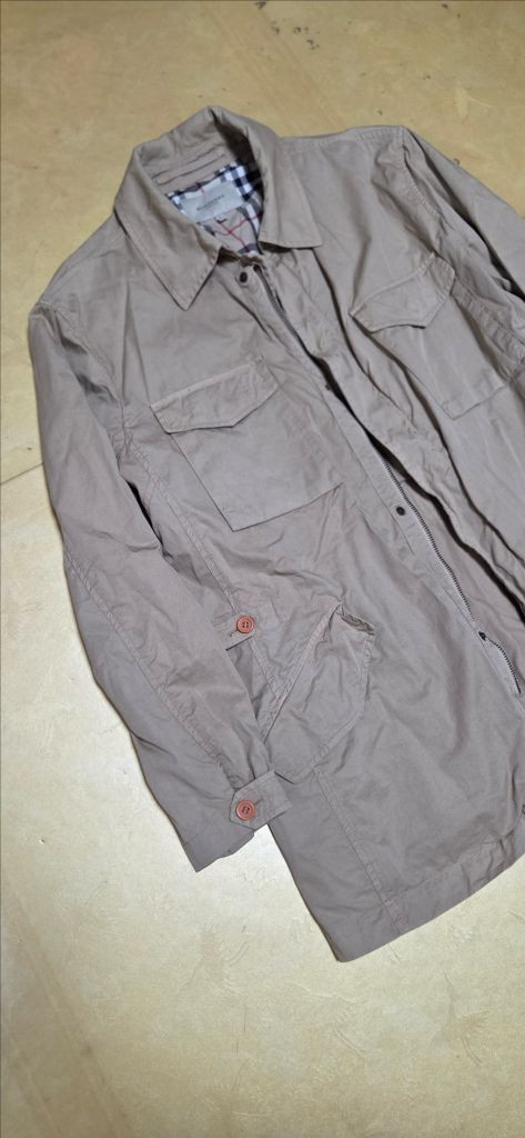 BURBERRY 버버리 남성 베이지 코트 자켓 점퍼 100L--3