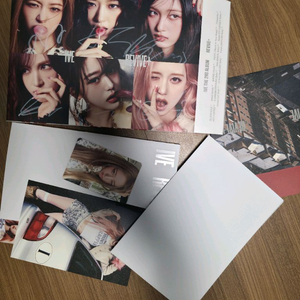 아이브 친필 싸인앨범 이미지