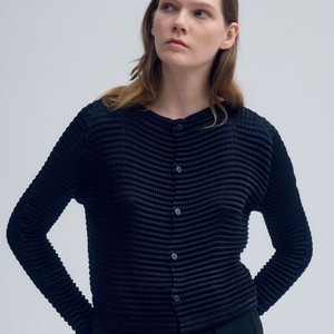 이세이미야케 스웨이드 라이크 가디건