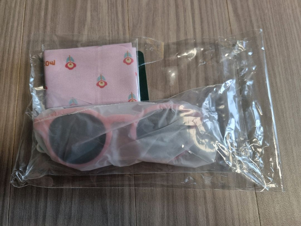 모이몰른 moimoln 핑크색 유아 선글라스 판매해요--7