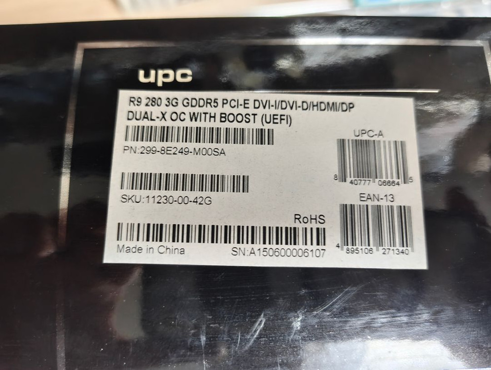 SAPPHIRE 라데온 R9 280 OC D5 3GB Dual-X 크로스파이어 구성(2개) 이미지