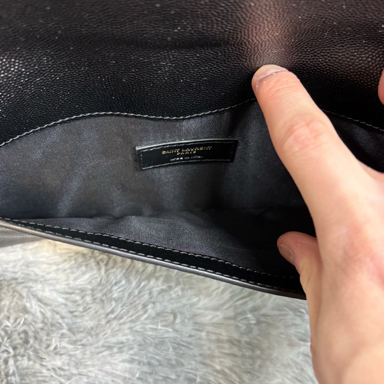 입생로랑 업타운 클러치 금장--5