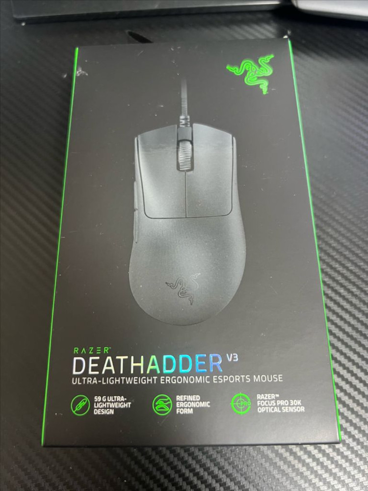 레이저 Razer DeathAdder V3 유선 판매합니다.--1