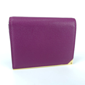 닥스 퍼플 골드 반지갑 카드 지갑 이미지