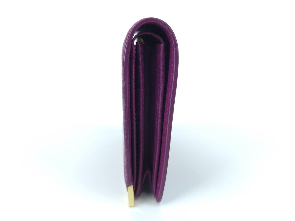 닥스 퍼플 골드 반지갑 카드 지갑 이미지