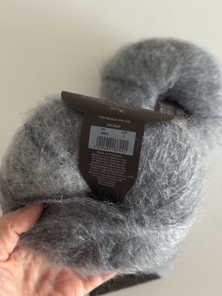 로완 키드실크헤이즈 컬러 모헤어 수입털실 이미지