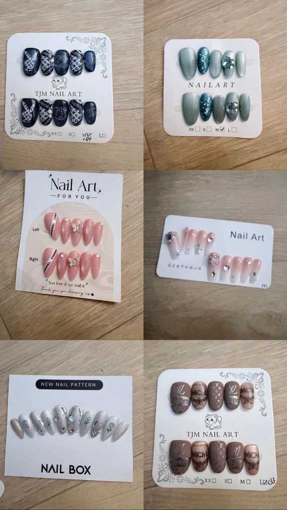 네일아트 붐비젤 네일팁 세트 이미지