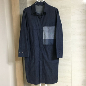 쁘렝땅 포켓 셔츠 데님 원피스 55