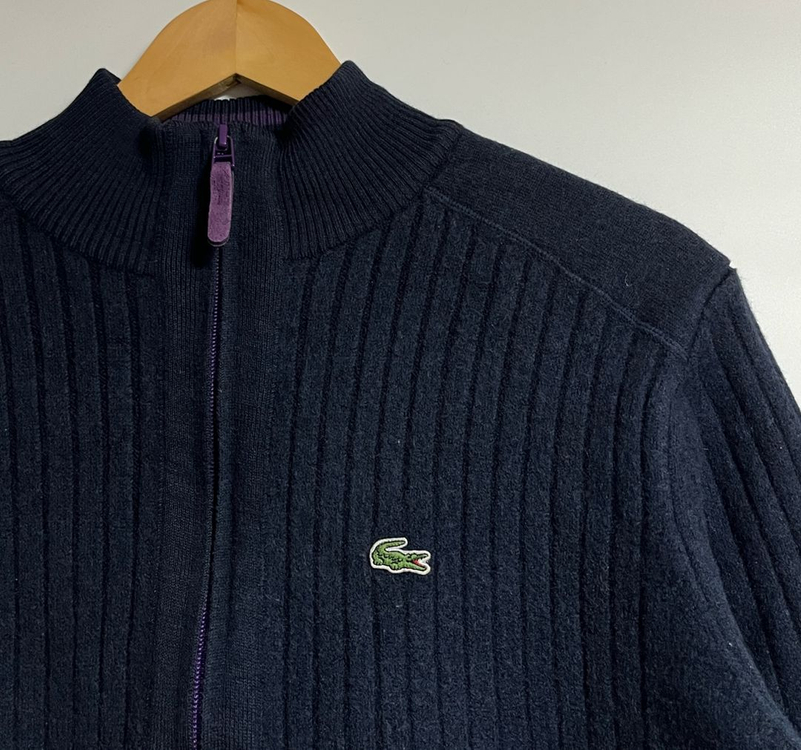 공용 라코스테 모 니트 집업 가디건 105--3