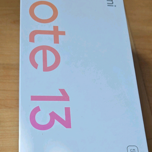 (개봉 새상품) Redmi 노트13 5G 야간흑색