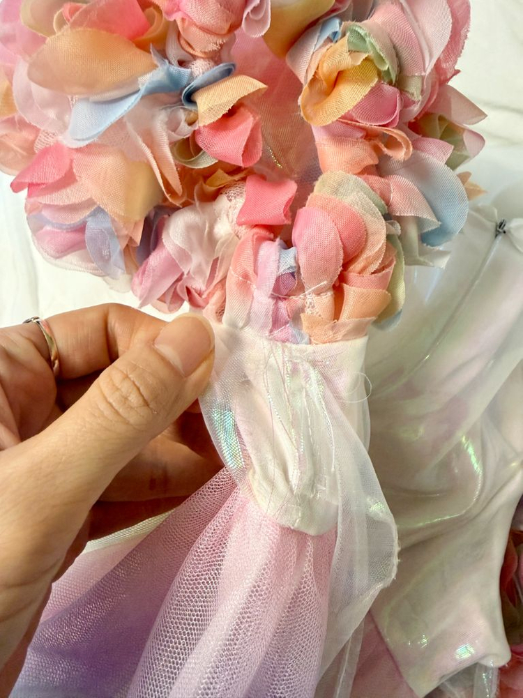 디엘프렌즈 오로라 드레스S+큐빅 티아라--5