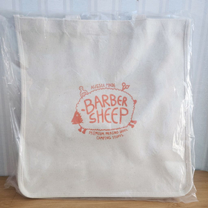[새제품] BARBER SHEEP 에코백 캔버스가방 캔버스백 토트백