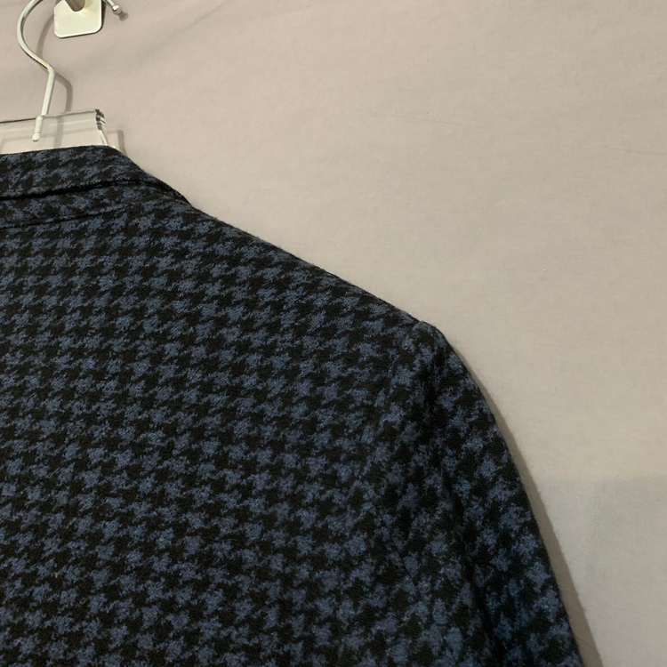 46 ELEVENTY 일레븐티 하운드 투스 체크 울 블레이저 자켓--2