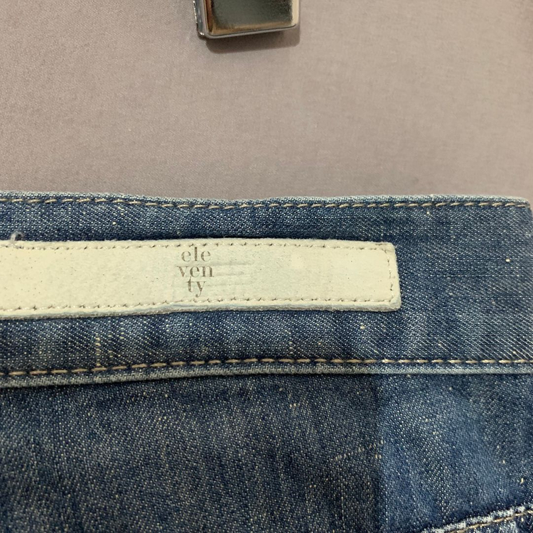 30인치 ELEVENTY 일레븐티 5포켓 워싱 스판 데님 청바지--2