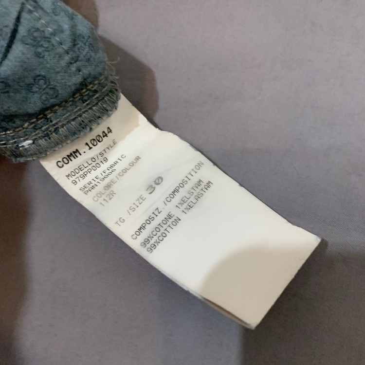 30인치 ELEVENTY 일레븐티 5포켓 워싱 스판 데님 청바지--7