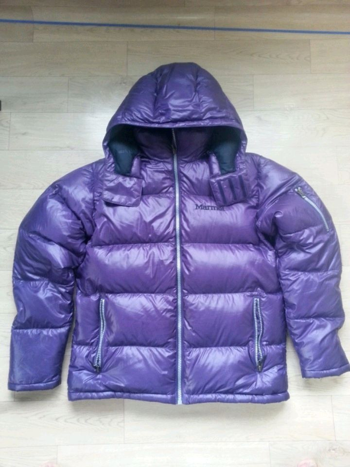 마모트 스톡콜럼 후디드 구스자켓--6