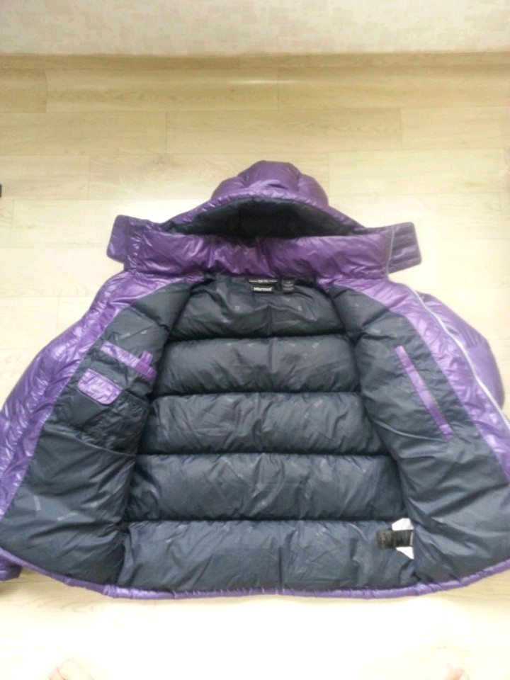 마모트 스톡콜럼 후디드 구스자켓--7