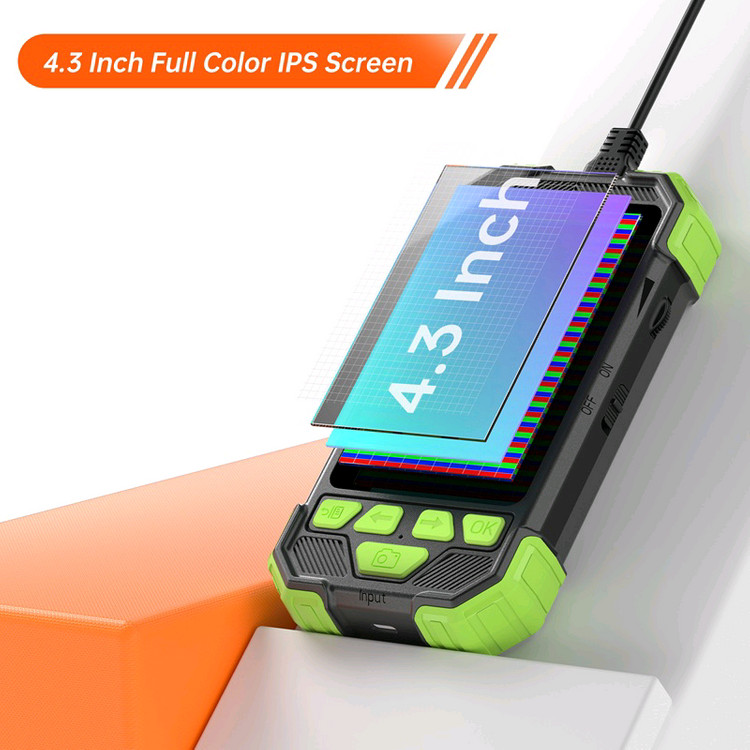 새상품)5M사진,녹화/듀얼내시경카메라4.3인치(SD별매)보관가방포함.--1