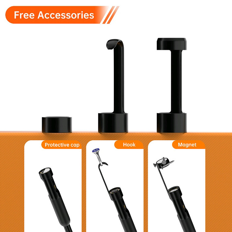 새상품)5M사진,녹화/듀얼내시경카메라4.3인치(SD별매)보관가방포함.--7