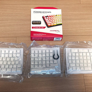 (박풀S급) 하이퍼엑스 푸딩 키캡 (화이트)