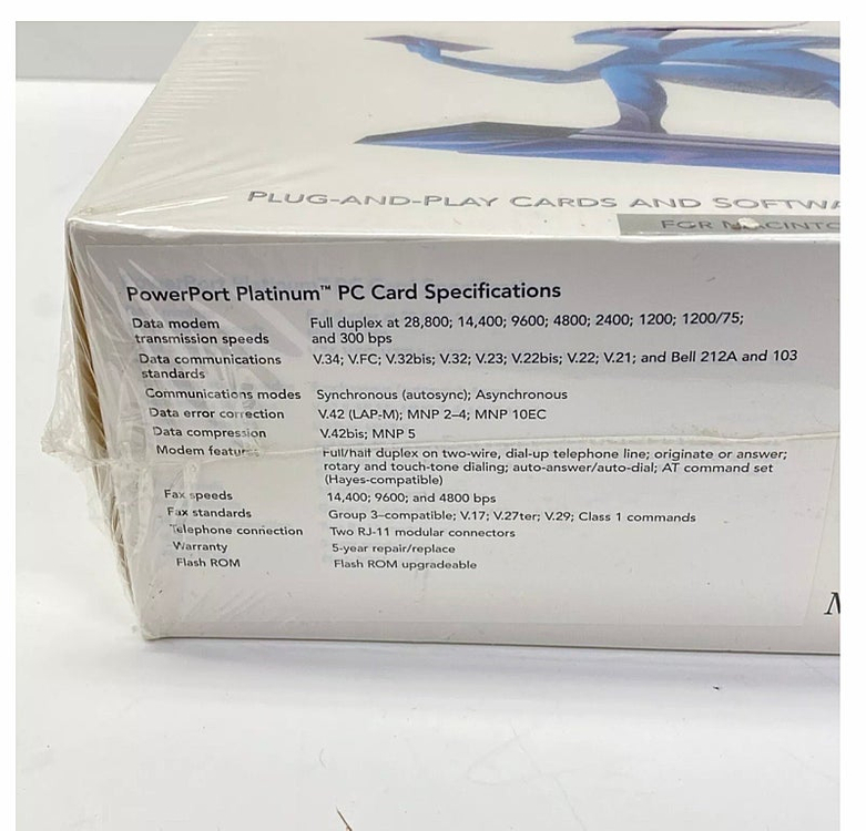 애플 올드맥 노트북 파워북용 PCMCIA 모뎀카드--9