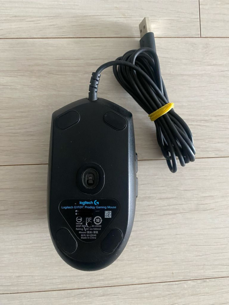 로지텍 G102 Prodigy 1세대 블랙 마우스--1