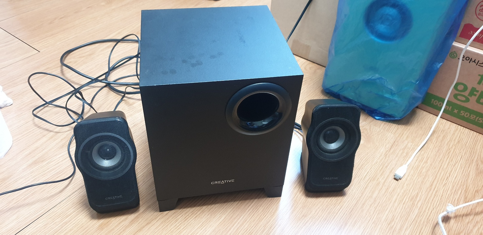 크리에이티브 2.1채널 스피커--4