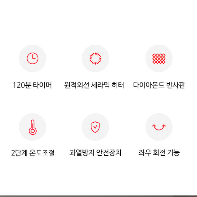 선풍기형 스탠드 히터 전기히터 전기난로 미개봉새제품 이미지