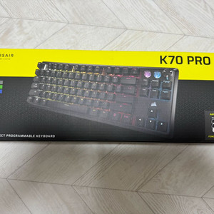 커세어 k70 PRO TKL MGX 래피드트리거 마그네틱 자석축